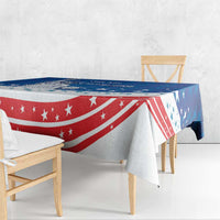 History Began 4th of July Personalized Tablecloth Statue of Liberty US Flag