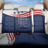 July 4th 1776 American Flag Vintage Personalized Back Car Seat Cover USA Independence Day