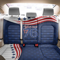 July 4th 1776 American Flag Vintage Personalized Back Car Seat Cover USA Independence Day