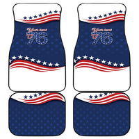 July 4th 1776 American Flag Vintage Personalized Car Mats USA Independence Day