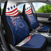 July 4th 1776 American Flag Vintage Personalized Car Seat Cover USA Independence Day