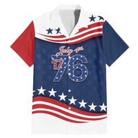 July 4th 1776 American Flag Vintage Personalized Family Matching Mermaid Dress and Hawaiian Shirt USA Independence Day