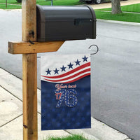 July 4th 1776 American Flag Vintage Personalized Garden Flag USA Independence Day