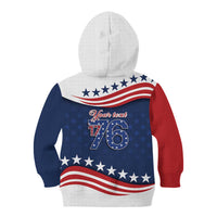 July 4th 1776 American Flag Vintage Personalized Kid Hoodie USA Independence Day