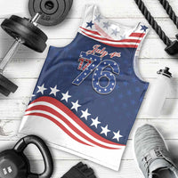 July 4th 1776 American Flag Vintage Personalized Men Tank Top USA Independence Day