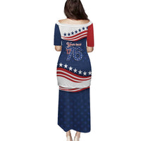 July 4th 1776 American Flag Vintage Personalized Puletasi USA Independence Day