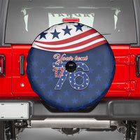 July 4th 1776 American Flag Vintage Personalized Spare Tire Cover USA Independence Day