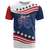 July 4th 1776 American Flag Vintage Personalized T Shirt USA Independence Day
