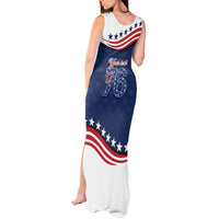 July 4th 1776 American Flag Vintage Personalized Tank Maxi Dress USA Independence Day