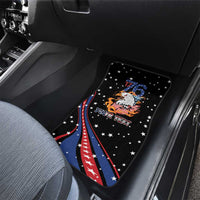 Personalized America History Began 4th of July Car Mats Fire Bald Eagle US Flag