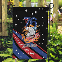 Personalized America History Began 4th of July Garden Flag Fire Bald Eagle US Flag