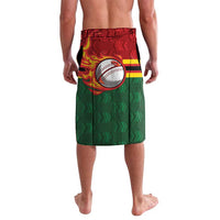 Zimbabwe Cricket Custom Lavalava The Chevrons Cricket Ball Fire - Wonder Print Shop