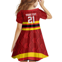 Zimbabwe Cricket Custom Family Matching Off Shoulder Maxi Dress and Hawaiian Shirt Zimbabwean Pattern Flag Motif - Wonder Print Shop