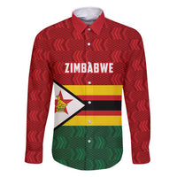 Zimbabwe Cricket Custom Family Matching Tank Maxi Dress and Hawaiian Shirt Zimbabwean Pattern Flag Motif - Wonder Print Shop