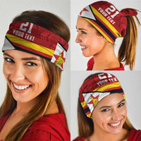 Zimbabwe Cricket Custom Neck Gaiter Zimbabwean Pattern Flag Motif - Wonder Print Shop