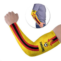 Zimbabwe Football Custom Arm Sleeves The Warriors with Zimbabwe Bird - Wonder Print Shop