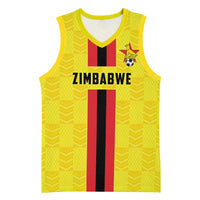Zimbabwe Football Custom Basketball Jersey The Warriors with Zimbabwe Bird - Wonder Print Shop