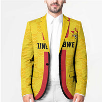 Zimbabwe Football Custom Blazer The Warriors with Zimbabwe Bird - Wonder Print Shop