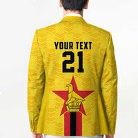 Zimbabwe Football Custom Blazer The Warriors with Zimbabwe Bird - Wonder Print Shop