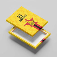 Zimbabwe Football Custom Canvas Wall Art The Warriors with Zimbabwe Bird - Wonder Print Shop