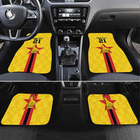Zimbabwe Football Custom Car Mats The Warriors with Zimbabwe Bird - Wonder Print Shop