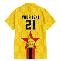 Zimbabwe Football Custom Family Matching Mermaid Dress and Hawaiian Shirt The Warriors with Zimbabwe Bird - Wonder Print Shop