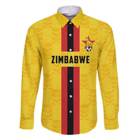 Zimbabwe Football Custom Family Matching Off The Shoulder Long Sleeve Dress and Hawaiian Shirt The Warriors with Zimbabwe Bird - Wonder Print Shop