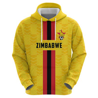 Zimbabwe Football Custom Hoodie The Warriors with Zimbabwe Bird - Wonder Print Shop
