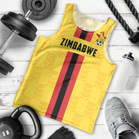 Zimbabwe Football Custom Men Tank Top The Warriors with Zimbabwe Bird - Wonder Print Shop