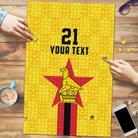 Zimbabwe Football Custom Puzzle The Warriors with Zimbabwe Bird - Wonder Print Shop