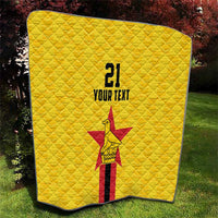 Zimbabwe Football Custom Quilt The Warriors with Zimbabwe Bird - Wonder Print Shop