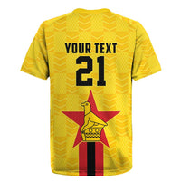 Zimbabwe Football Custom Rugby Jersey The Warriors with Zimbabwe Bird - Wonder Print Shop