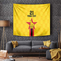 Zimbabwe Football Custom Tapestry The Warriors with Zimbabwe Bird - Wonder Print Shop
