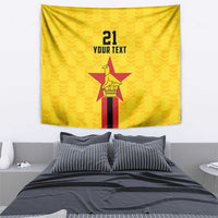 Zimbabwe Football Custom Tapestry The Warriors with Zimbabwe Bird - Wonder Print Shop