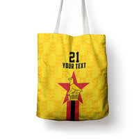 Zimbabwe Football Custom Tote Bag The Warriors with Zimbabwe Bird - Wonder Print Shop