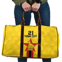 Zimbabwe Football Custom Travel Bag The Warriors with Zimbabwe Bird - Wonder Print Shop