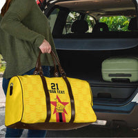 Zimbabwe Football Custom Travel Bag The Warriors with Zimbabwe Bird - Wonder Print Shop