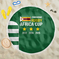 Zimbabwe Rugby Beach Blanket One For The History Sables - Wonder Print Shop