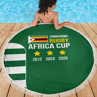 Zimbabwe Rugby Beach Blanket One For The History Sables - Wonder Print Shop