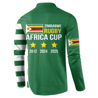 Zimbabwe Rugby Button Sweatshirt One For The History Sables - Wonder Print Shop