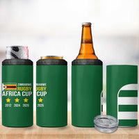 Zimbabwe Rugby 4 in 1 Can Cooler Tumbler One For The History Sables - Wonder Print Shop
