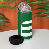 Zimbabwe Rugby 4 in 1 Can Cooler Tumbler One For The History Sables - Wonder Print Shop