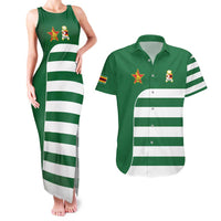 Zimbabwe Rugby Couples Matching Tank Maxi Dress and Hawaiian Shirt One For The History Sables - Wonder Print Shop
