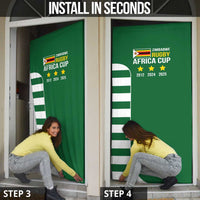 Zimbabwe Rugby Door Cover One For The History Sables - Wonder Print Shop