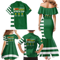 Zimbabwe Rugby Family Matching Mermaid Dress and Hawaiian Shirt One For The History Sables - Wonder Print Shop