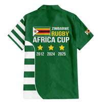 Zimbabwe Rugby Family Matching Mermaid Dress and Hawaiian Shirt One For The History Sables - Wonder Print Shop
