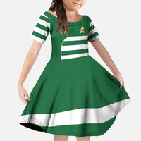 Zimbabwe Rugby Family Matching Off Shoulder Maxi Dress and Hawaiian Shirt One For The History Sables - Wonder Print Shop