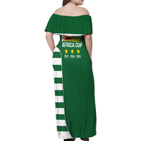 Zimbabwe Rugby Family Matching Off Shoulder Maxi Dress and Hawaiian Shirt One For The History Sables - Wonder Print Shop