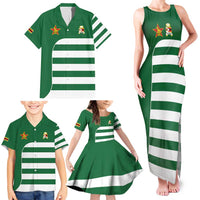 Zimbabwe Rugby Family Matching Tank Maxi Dress and Hawaiian Shirt One For The History Sables - Wonder Print Shop