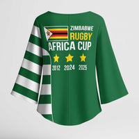 Zimbabwe Rugby Kimono Sleeve Blouse One For The History Sables - Wonder Print Shop